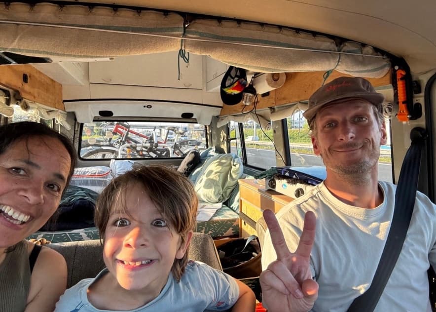 Bo, Luc en Kees op weg naar het Franse avontuur